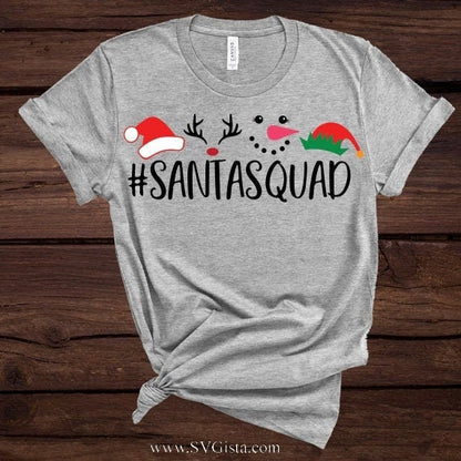Santa Squad SVG Saying