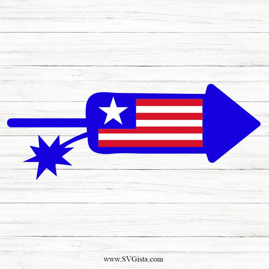 Firecracker July 4th SVG