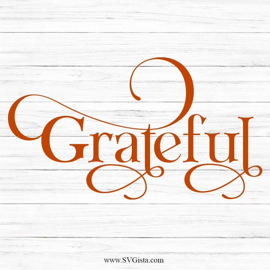 Grateful SVG Saying