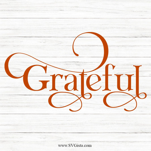 Grateful SVG Saying